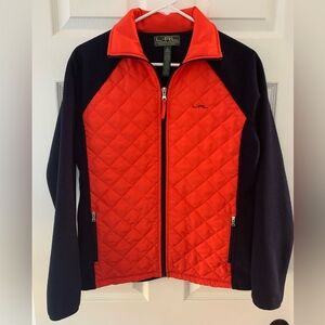 Ralph Lauren quilted fleece jacket